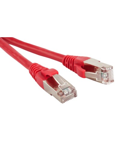 Патч-корд экранированный Hyperline PC-LPM-STP-RJ45-RJ45-C6-0.5M-LSZH-RD в Тюмени Патчкорды (медные) Pintop.ru