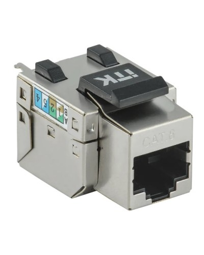 Модуль Keystone Jack кат. 6 FTP 110 IDC 90 град. розет. ITK CS1-1C06F-11 в Тюмени Модули Keystone Pintop.ru