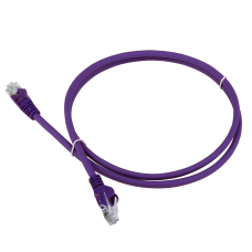 Патч-корд LANMASTER LSZH UTP кат.5e, 0.3 м, фиолетовый LANMASTER LAN-PC45/U5E-0.3-VI
