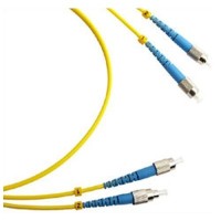 Шнур оптический FC-FC, duplex, 9/125, LSZH, 2 м LANMASTER LAN-2FC-2FC/SU-2.0