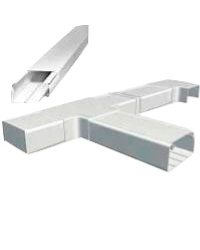 Заглушка для короба 120х50 мм, белая LANMASTER (LAN-CT120x50-ND-WH) в Тюмени Аксессуары для лотков Pintop.ru