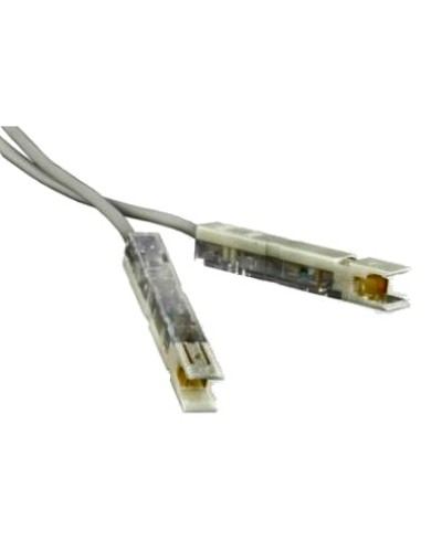 Патч-корд 110 тип - 110 тип, 1 пара, 1.5 м, серый LANMASTER LAN-P1-P1-1.5m в Тюмени Патч-корды и пигтейлы Pintop.ru