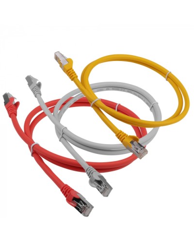 Патч-кордLSZH FTP кат.6A, 7.0 м, белый LANMASTER (LAN-PC45/S6A-7.0-WH) в Тюмени Патч-корды и пигтейлы Pintop.ru