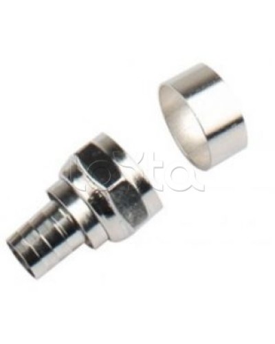 Штекер F-разъем под обжим (RG6U) LAZSO APFC12-RG6U(100) в Тюмени Коннекторы Pintop.ru
