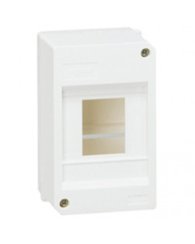 Щиток накладной Mini S 4 модуля белый Legrand 001357 в Тюмени Боксы для автоматов Pintop.ru