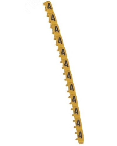 Маркер 4 0,15/0,5 ЖЛТ CAB3 Legrand 038104 в Тюмени Аксессуары для кабель-канала Pintop.ru