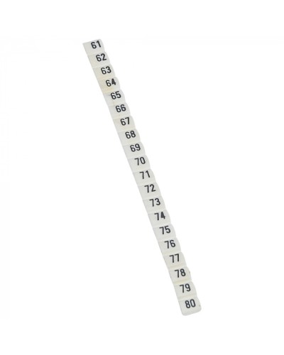 Маркер CAB3 цифры 61-80 Legrand 038153 в Тюмени Аксессуары для кабель-канала Pintop.ru
