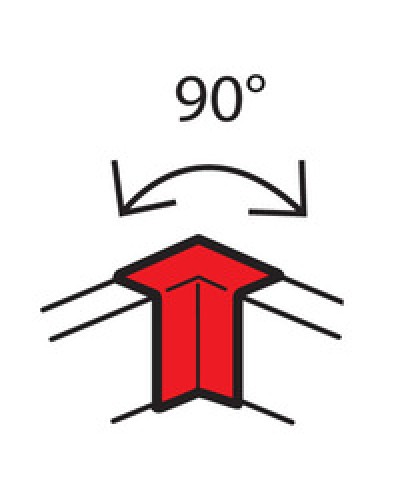 Угол внутренний для кабель-канала METRA 100x50 Legrand (638011) в Тюмени Аксессуары для кабель-канала Pintop.ru