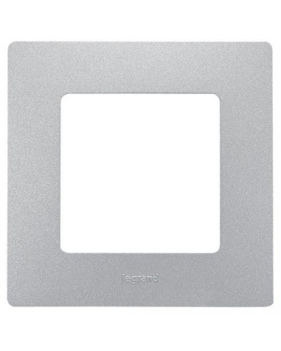 Рамка 1 пост Etika алюминий Legrand 672551 в Тюмени Аксессуары для кабель-канала Pintop.ru