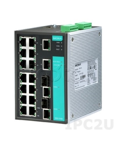 Коммутатор управляемый промышленный 18-портовыйMoxa EDS-518A в Тюмени Коммутаторы Pintop.ru