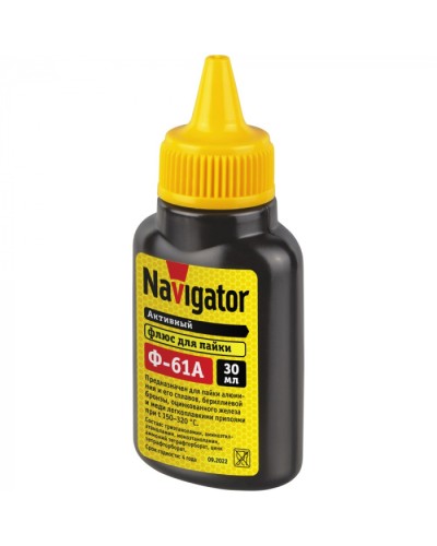 Флюс Navigator 93 748 NEM-Fl03-F30 (Ф-61А, 30мл) в Тюмени Аксессуары для кабель-канала Pintop.ru