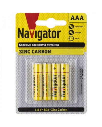 Элемент питания Navigator 94 767 NBT-NS-R03-BP4 в Тюмени Электротехническое оборудование Pintop.ru