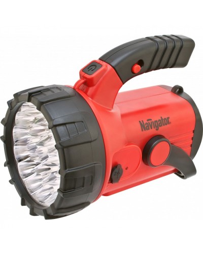 Фонарь Navigator 94 960 NPT-SP06-ACCU Прожект/кемп. 23+18+4LED, аккум.4В, 2Ач. в Тюмени Источники света(Лампы) Pintop.ru