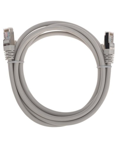 Патч-корд S/FTP, CAT 6A (10G), RJ45-RJ45, 28AWG, LSZH, серый, 2м REXANT 02-0390-2 в Тюмени Патчкорды (медные) Pintop.ru