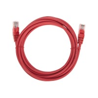Патч-корд U/UTP, CAT 5e, RJ45-RJ45, 26AWG, LSZH, красный, 3м REXANT 02-0103-3