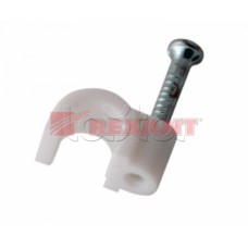 Крепеж кабеля круглый 8мм (10шт/уп) REXANT 07-4008