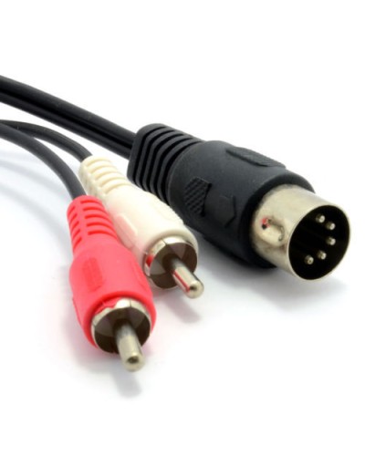 Шнур DIN 5PIN Plug - 2 RCA Plug 1.5 м GOLD (10шт/уп) REXANT 17-2512 в Тюмени Патч-корды и пигтейлы Pintop.ru