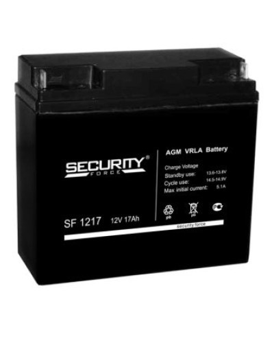 Аккумулятор свинцово-кислотный Security Force SF 1217 в Тюмени Электротехническое оборудование Pintop.ru