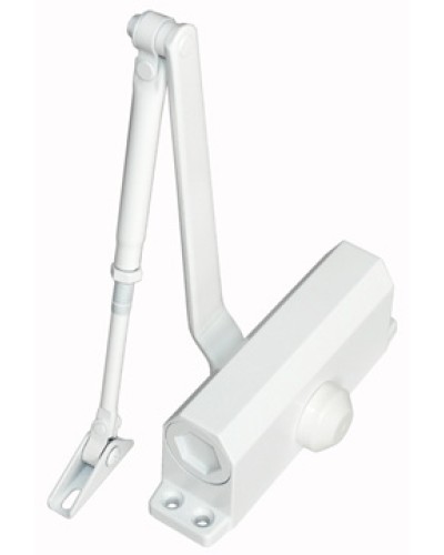 Доводчик двери c тягой EN 3-6, 40 - 130 кг Smartec ST-DC036BCDA-WT в Тюмени Доводчики Pintop.ru