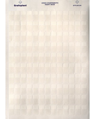 Табличка маркировочная 20х10мм. Полиэстер. Белая DKC (SITFP1020W) в Тюмени Аксессуары для лотков Pintop.ru