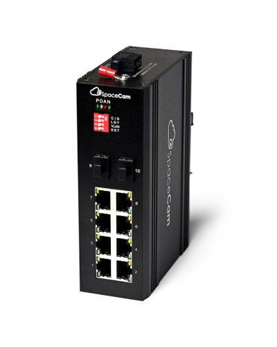 Промышленный PoE коммутатор SpaceCam SC-I-8GP-240-2G (A) в Тюмени Коммутаторы Pintop.ru