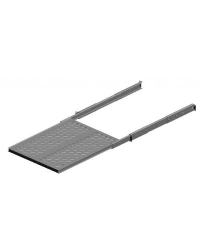 Полка выдвижная (600 мм) TLK TLK-SHFC-600R-BK в Тюмени Полки для шкафов и стоек Pintop.ru