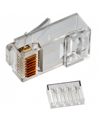 Коннектор RJ45 UTP 8P8C TWT (TWT-PL45-8P8C-V) в Тюмени Коннекторы и разъемы Pintop.ru