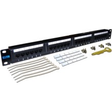 Патч-панель 1U, 24 порта, UTP TWT TWT-PP24UTP/6