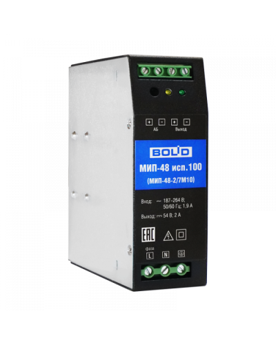 Модуль источника питания Болид МИП-48 исп.100 (МИП-48-2/7М10) в Тюмени Охранно-пожарное оборудование Pintop.ru
