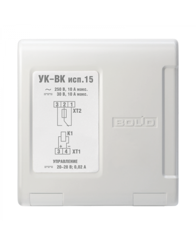 Устройство коммутационное Болид УК-ВК исп.15 в Тюмени Устройства пуска аэрозольного пожаротушения Pintop.ru