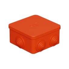 Коробка огн. E110, о/п 85х85х50мм,без галогена, 12 вых., IP55, 9P, оранж. Экопласт (43151HF)