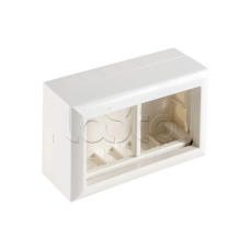 Коробка Экопласт для о/п на 4 модуля для механизмов 45х45мм, (Белый) (1шт) 400шт.