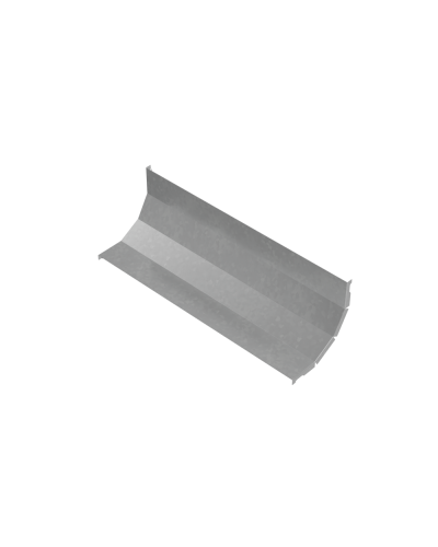 Крышка внутреннего вертикального угла 90 гр. 500 мм ПЛЮС INOX304 КМ-Профиль (KNLplus90-500 INOX304) в Тюмени Аксессуары для лотков Pintop.ru