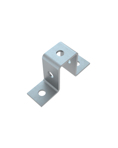 Прямоугольная скоба для страт-профиля 41х72 мм HD КМ-профиль (PS41-72 HD) в Тюмени Держатели, клипсы, скобы Pintop.ru