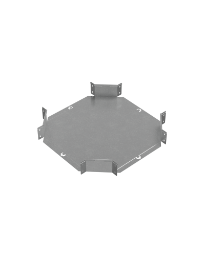 Х-разветвитель 100х400 мм ПЛЮС HD85 КМ-профиль (XDplus100-400 HD85) в Тюмени Аксессуары для лотков Pintop.ru