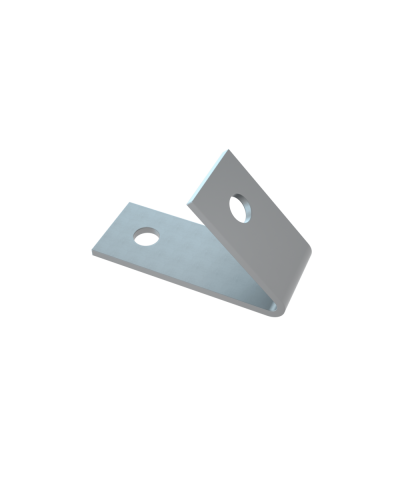 Уголок c острым углом 135 гр. с двумя отверстиями КМ-профиль (USG135-2) в Тюмени Аксессуары для лотков Pintop.ru