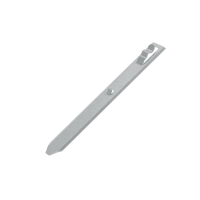 Прямой вбиваемый держатель для прутка Ø 5-12 мм и полосы до 30 мм H70 мм КМ-Профиль (PVD-D5-12-B30)