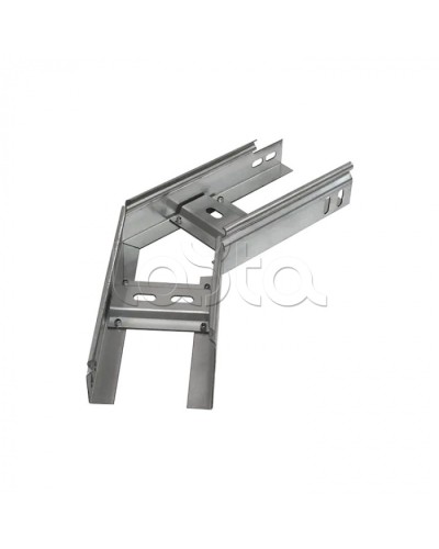 Угол горизонтальный 45 градусов лестничный 100х50 (1,5 мм) Промрукав (PR08.5456) в Тюмени Аксессуары для лотков Pintop.ru