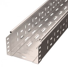 Лоток перфорированный Стандарт INOX (AISI 409) 150х100х3000 (0,7 мм) (6 м/уп) Промрукав (PR16.2413)