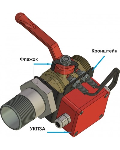 Кронштейн КШ-15-46-И (для УКПЗА v1, v2) Спецавтоматика в Тюмени Дополнительное оборудование пожаротушения Pintop.ru