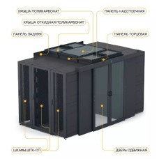 Крыша поликарбонат 800 × 1500 для шкафа ШТК-СП-×.8.× ЦМО ЦОД-СП-КП-800.1500-9005