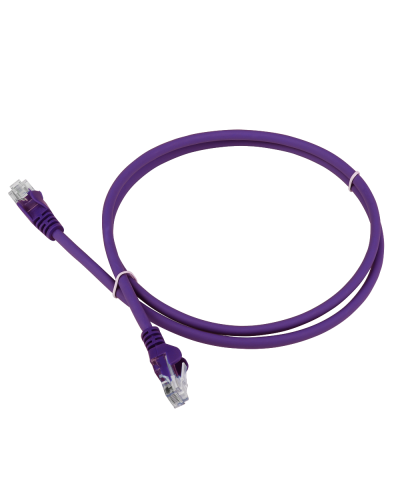 Патч-корд LANMASTER LSZH UTP кат.5e, 0.3 м, фиолетовый LANMASTER LAN-PC45/U5E-0.3-VI в Тюмени Патчкорды (медные) Pintop.ru