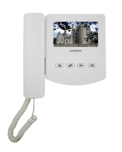 Домофон AccordTec AT-VD433C EXEL WHITE в Тюмени Многоабонентные системы Pintop.ru
