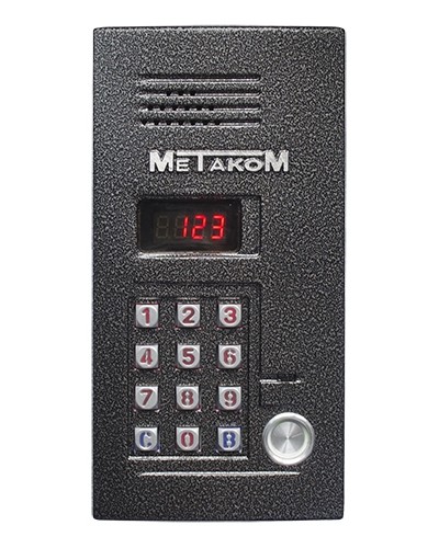 Блок вызова домофона Метаком MK2012-TM4E в Тюмени Блоки вызова многоабонентные Pintop.ru