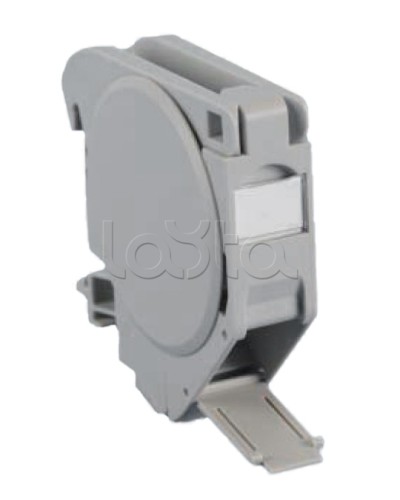 Крепление на DIN-рейку для модулей Keystone Jack c крышками Hyperline FP-IE-DIN-KJ-1A-GY в Тюмени Коммутационные изделия Pintop.ru