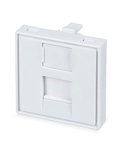 Вставка 45x45 (Mosaic) для 1 модуля формата Keystone Jack (FP-45-1M) Пожтехкабель СКС (202-031) (аналог Mosaic) в Тюмени Модули Keystone Pintop.ru