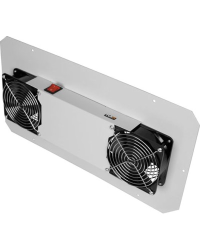 Панель вентиляционная с 2 вентиляторами TLK TLK-FAN2-GY в Тюмени Вентиляторные модули Pintop.ru