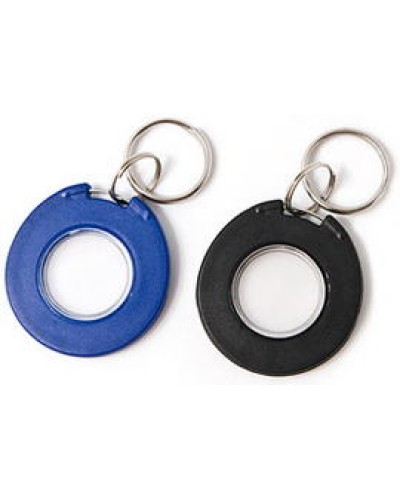 Брелок IronLogic IL-08MBT, 1K, с кольцом, синий с прозрачной серединой в Тюмени Оптовые идентификаторы Pintop.ru