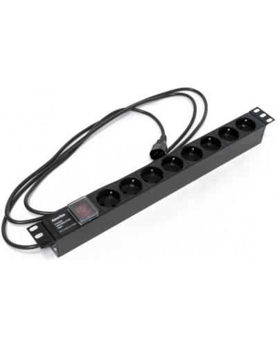 Блок розеток Hyperline SHE19-8SH-S-2.5IEC в Тюмени Блоки розеток Pintop.ru