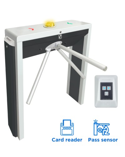 CARDDEX Комплект тумбового турникета со встроенным картоприемником STL-03KEC в Тюмени Турникеты Pintop.ru